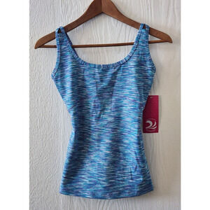 KOS USA Athletic Women's Size Small Space Dye Workout Active Top (C3)